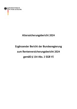 Alterssicherungsbericht 2024