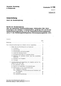 Rentenanpassungsbericht 1977