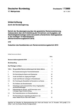 Rentenversicherungsbericht 2010