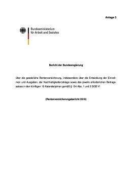 Rentenversicherungsbericht 2016