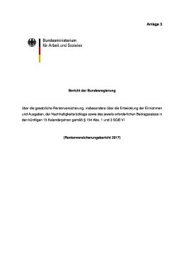 Rentenversicherungsbericht 2017