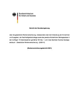 Rentenversicherungsbericht 2021